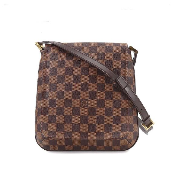 Louis Vuitton Damier Musette Salsa Long Shoulder Bag Ebene - Picture 1 of 8